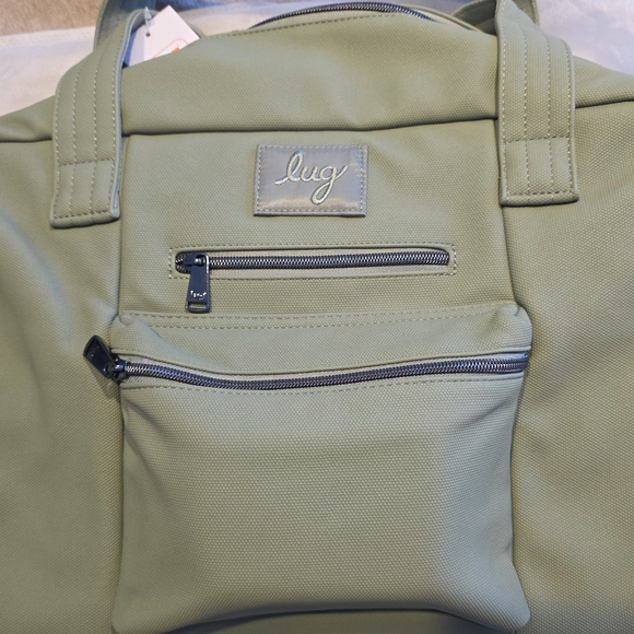 NWT- LUG- CHARGER OVERNIGHT DUFFLE | MATTE LUXE | SAGE - Picture 8 of 8